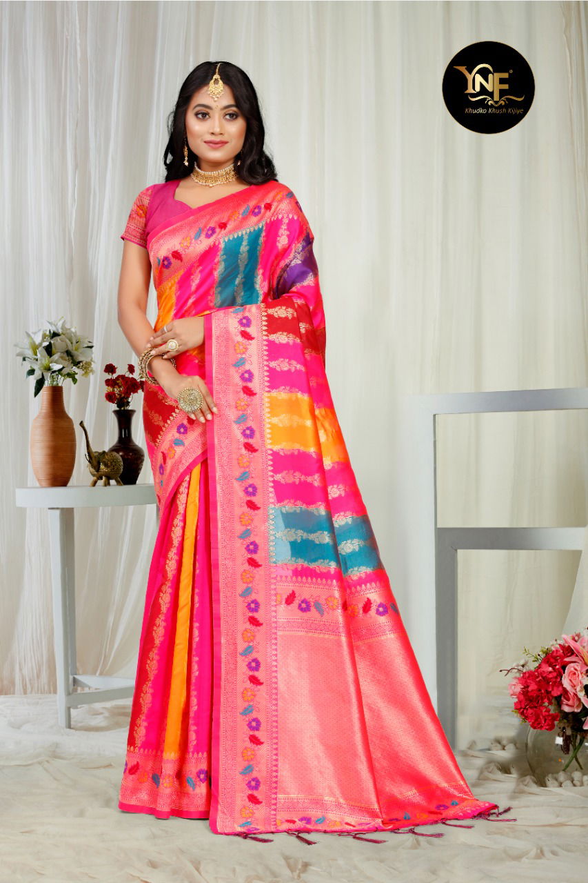 Ynf Aadikara Fancy Ethnic Wear Art Silk Designer Saree Collection